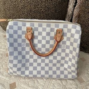 Louis Vutton Speedy 30 Damier Azur
